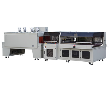 BTH-1000+BM-1000 Automatic side sealing heat shrink packaging machine